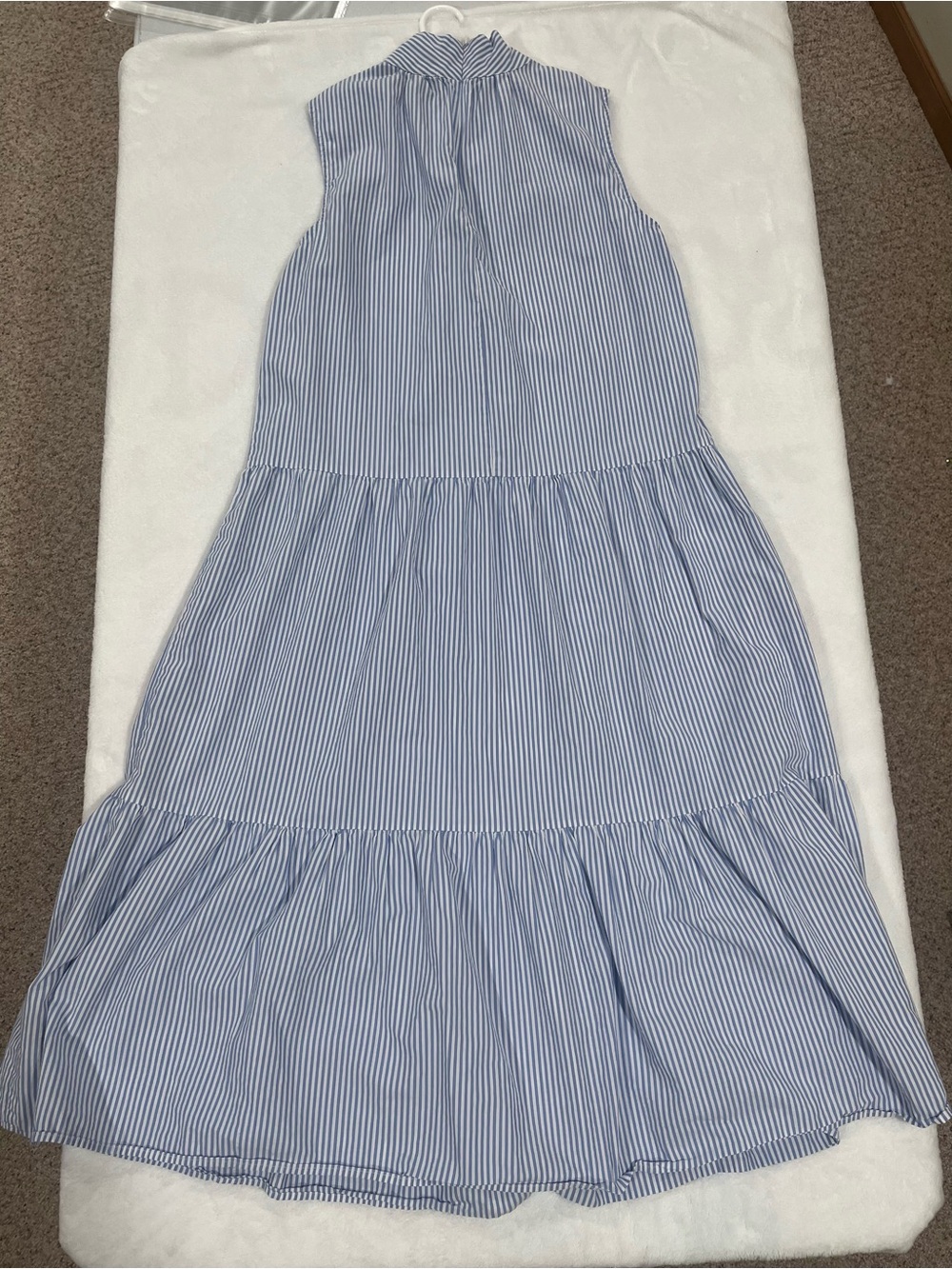 Who What Wear Striped Tiered Maxi Dress - Size Small - Picture 2 of 8